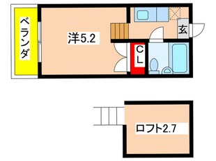 クレール新百合の物件間取画像